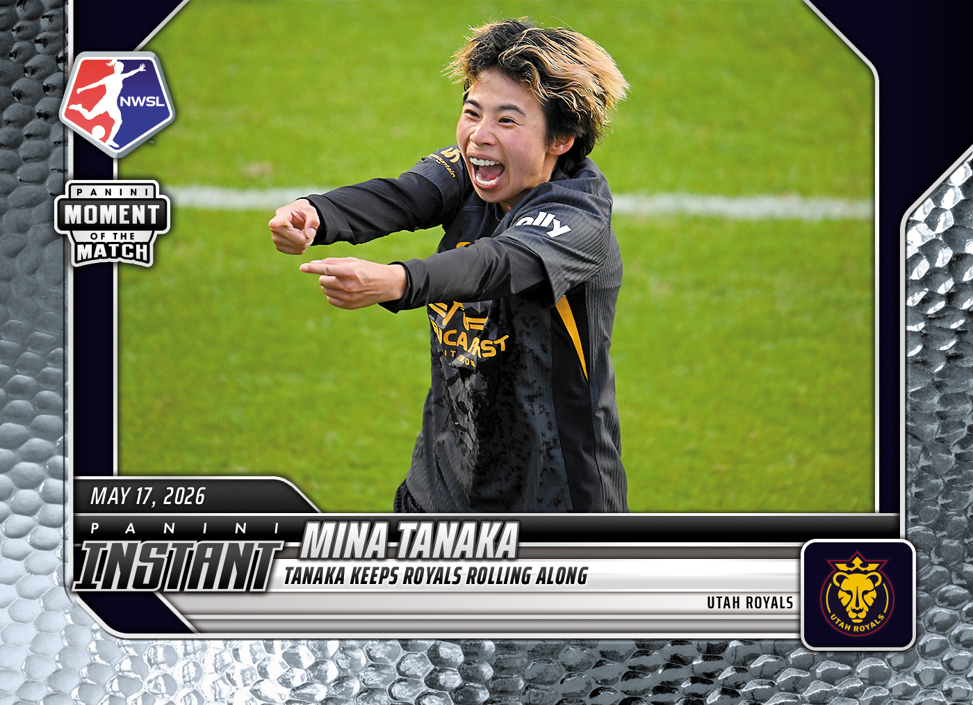 Product image 1 for - Mina Tanaka - 2026 Panini Instant NWSL #70 - Metallic /5