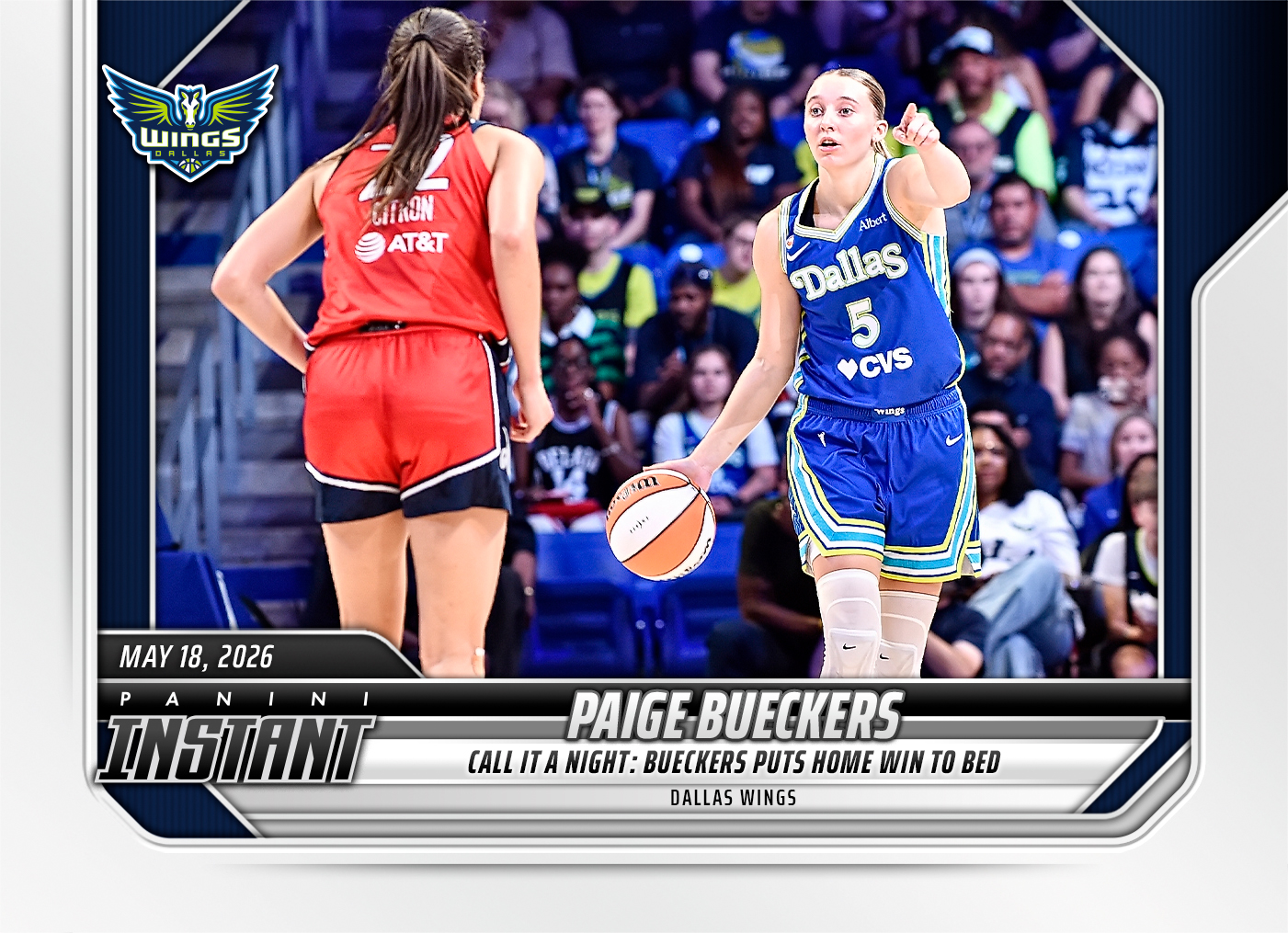 Product image 1 for - Paige Bueckers - 2026 Panini Instant WNBA #71 - Base
