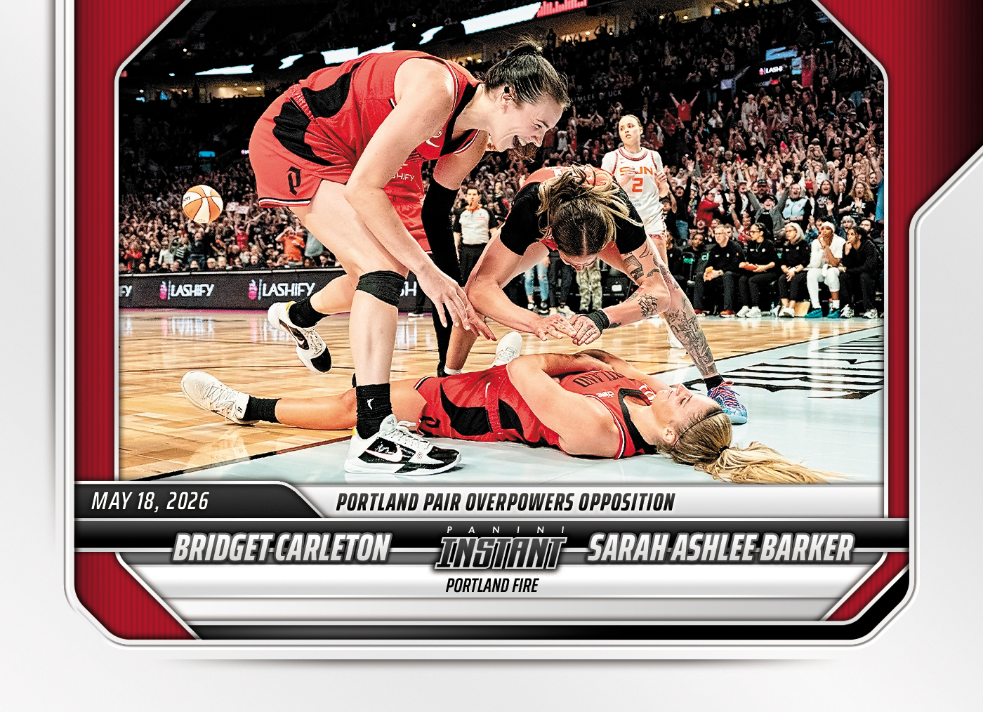 Product image 1 for - Bridget Carleton/Sarah Ashlee Barker - 2026 Panini Instant WNBA #72 - Base