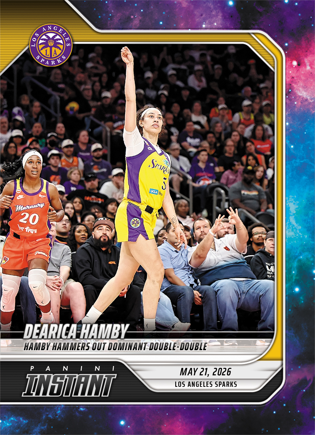 Product image for - Dearica Hamby - 2026 Panini Instant WNBA #79 - Galaxy 1/1
