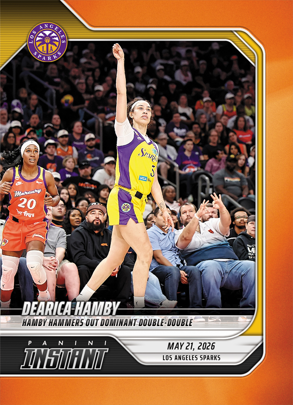 Product image 1 for - Dearica Hamby - 2026 Panini Instant WNBA #79 - 30th Anniversary /30