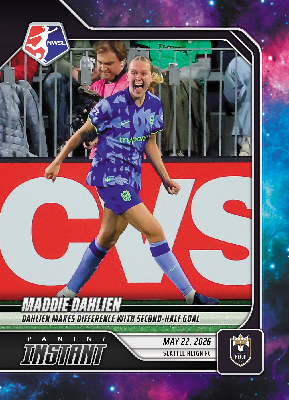 Product image 1 for - Maddie Dahlien - 2026 Panini Instant NWSL #73 - Galaxy 1/1