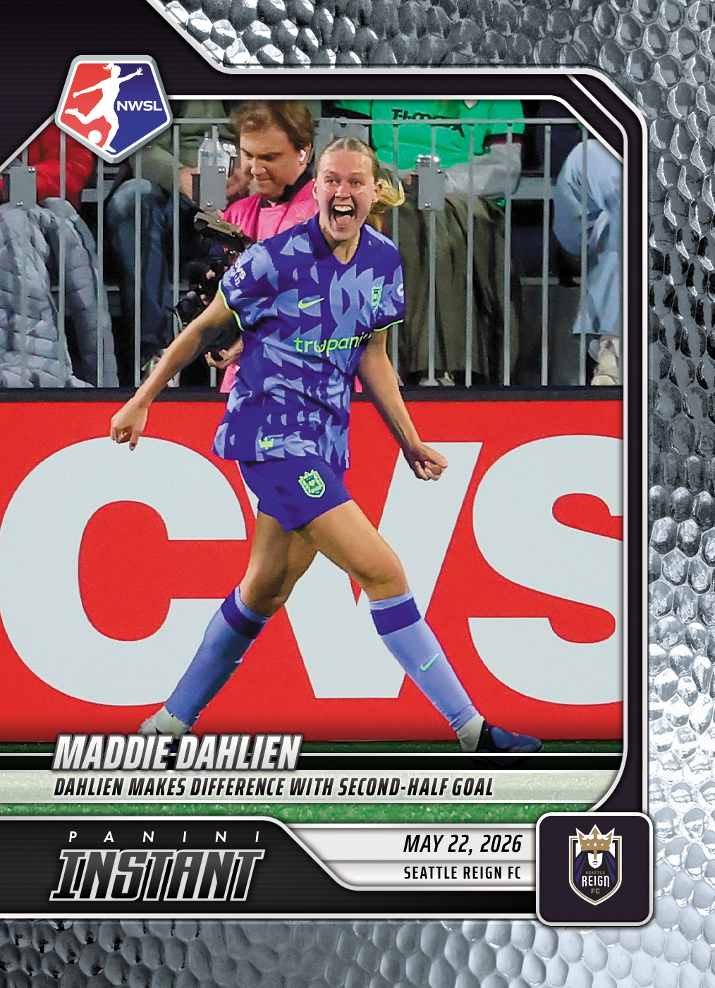 Product image 1 for - Maddie Dahlien - 2026 Panini Instant NWSL #73 - Metallic /5
