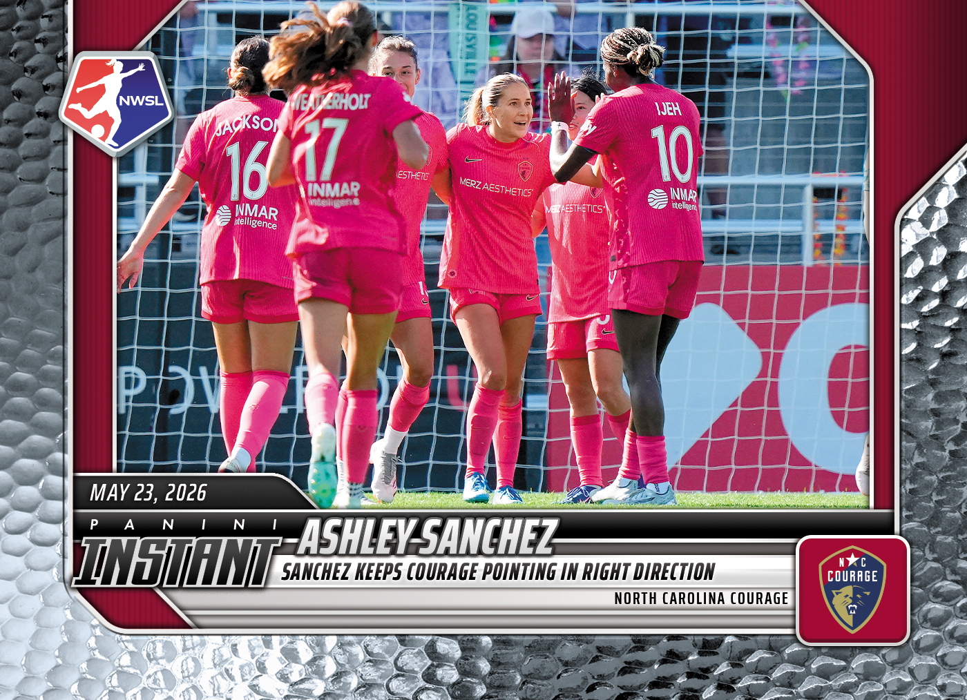 Product image 1 for - Ashley Sanchez - 2026 Panini Instant NWSL #74 - Metallic /5