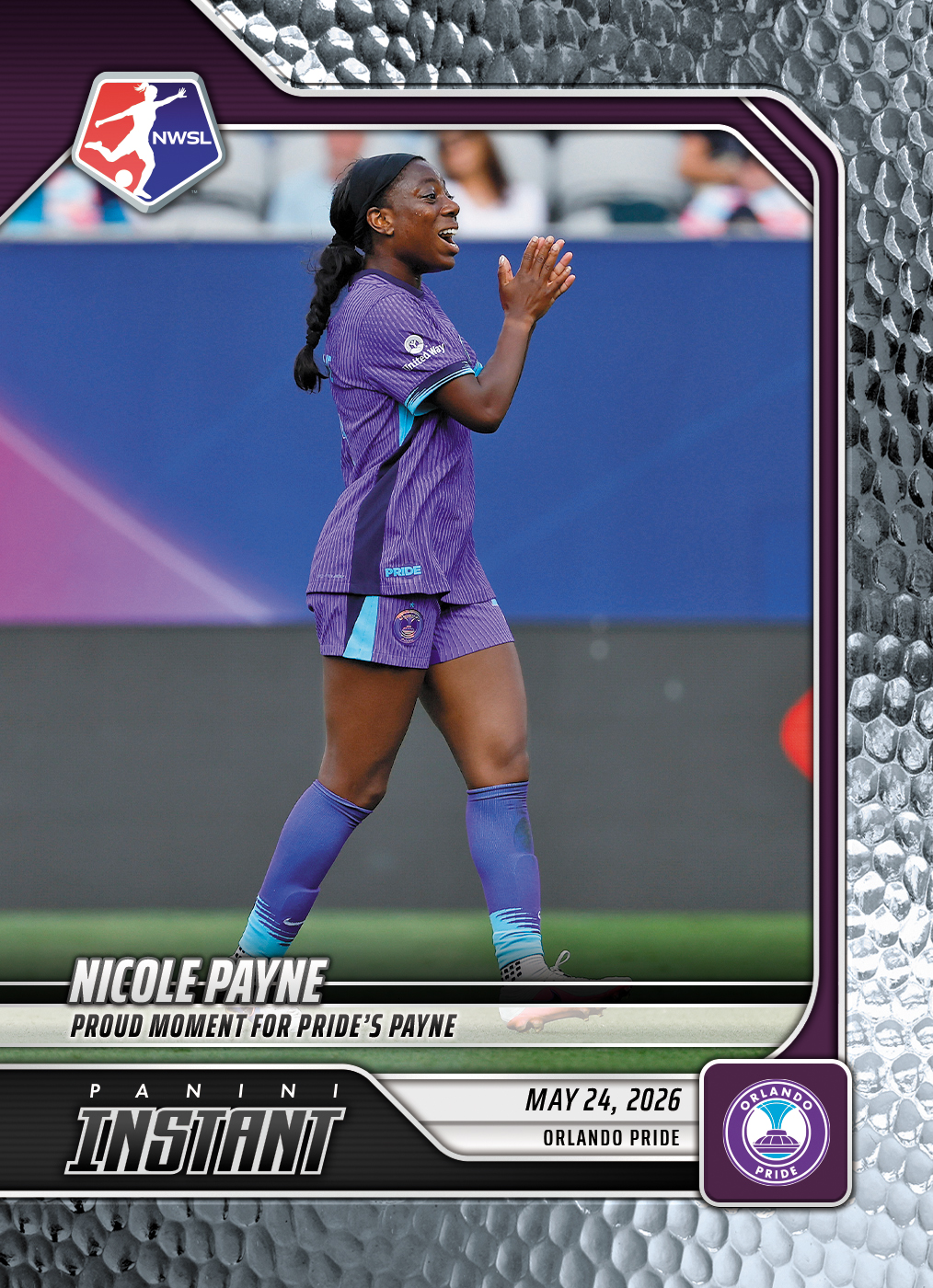 Product image 1 for - Nicole Payne - 2026 Panini Instant NWSL #79 - Metallic /5