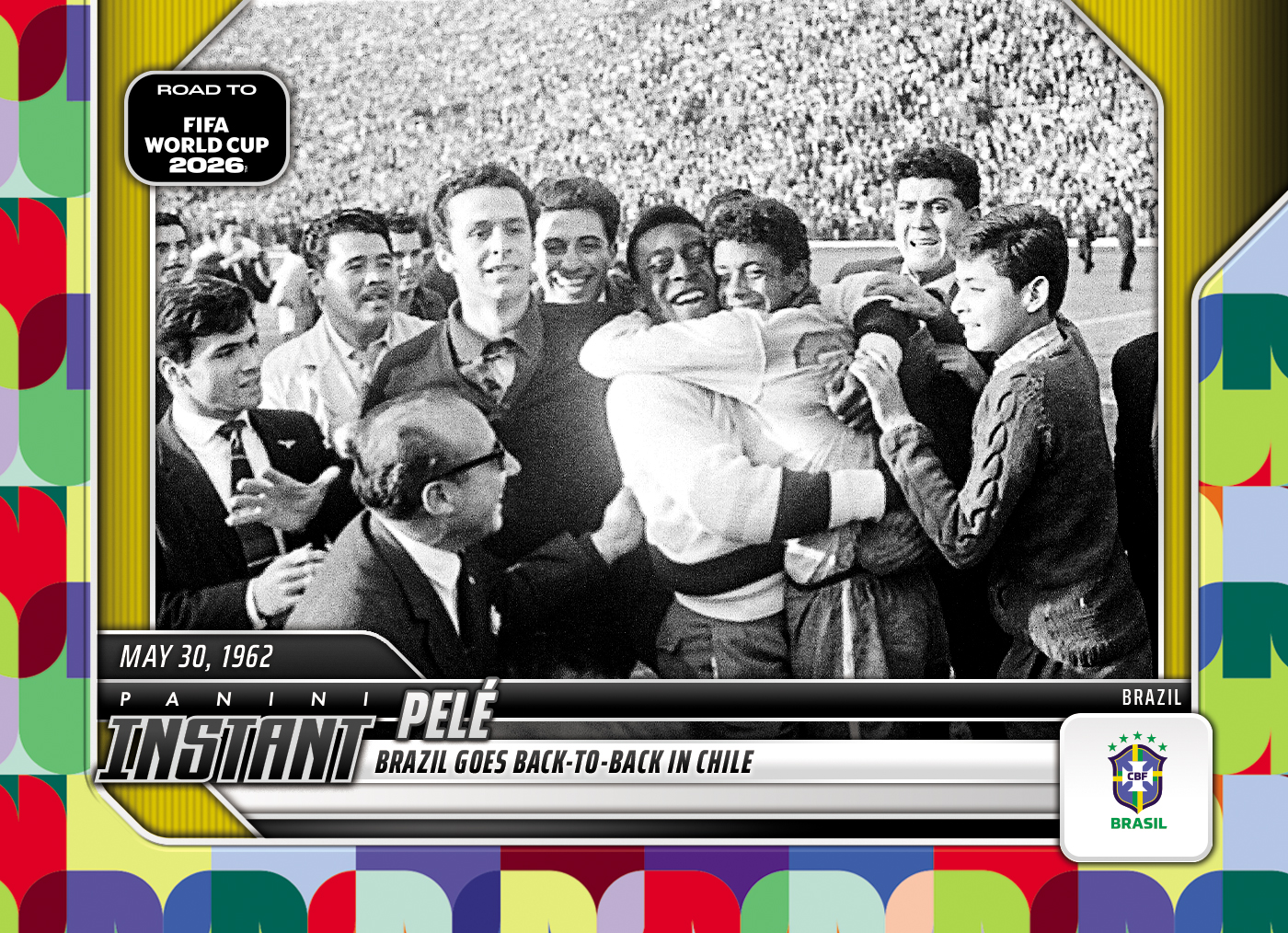 Product image 1 for - Pele - 2026 Panini Instant Road to FIFA World Cup 2026™ #26 - Multi 1/1