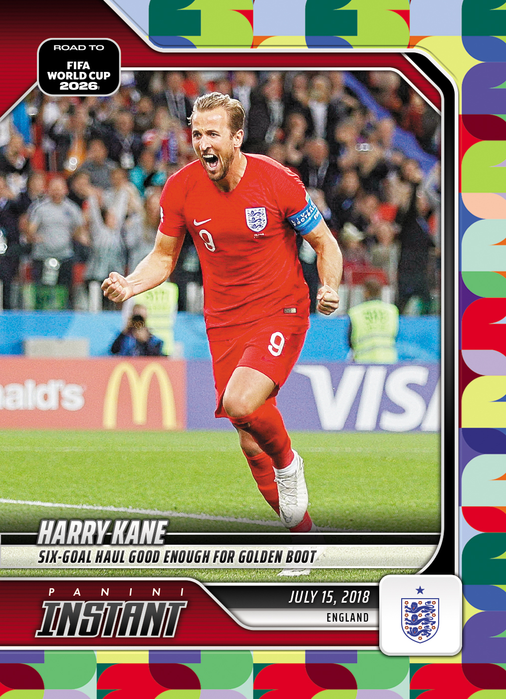 Product image 1 for - Harry Kane - 2026 Panini Instant Road to FIFA World Cup 2026™ #27 - Multi 1/1