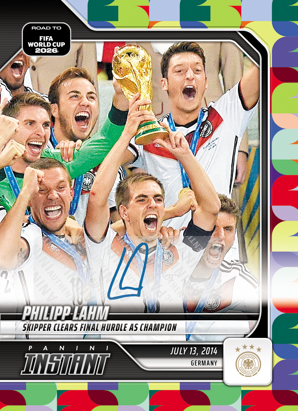 Product image 3 for - Paolo Maldini - 2026 Panini Instant Road to FIFA World Cup 2026™ #28 - Multi 1/1 Auto