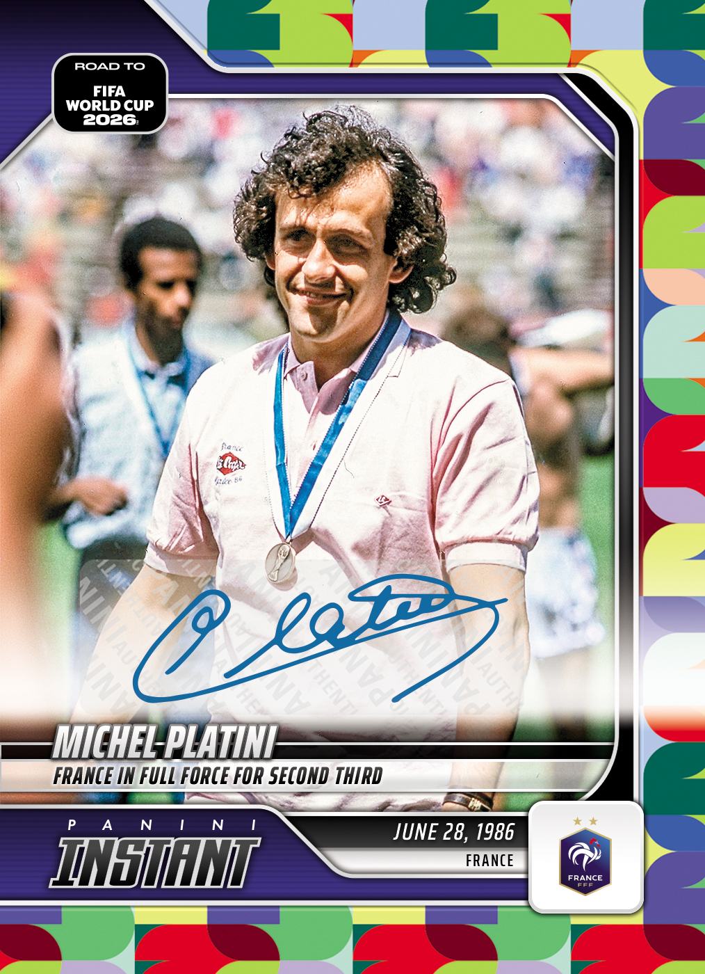 Product image for - Michel Platini - 2026 Panini Instant Road to FIFA World Cup 2026™ #30 - Multi 1/