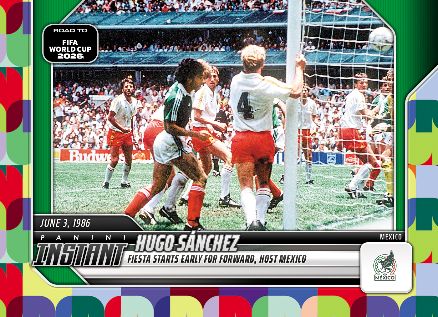 Product image for - Hugo Sanchez - 2026 Panini Instant Road to FIFA World Cup 2026™ #34 - Multi 1/1