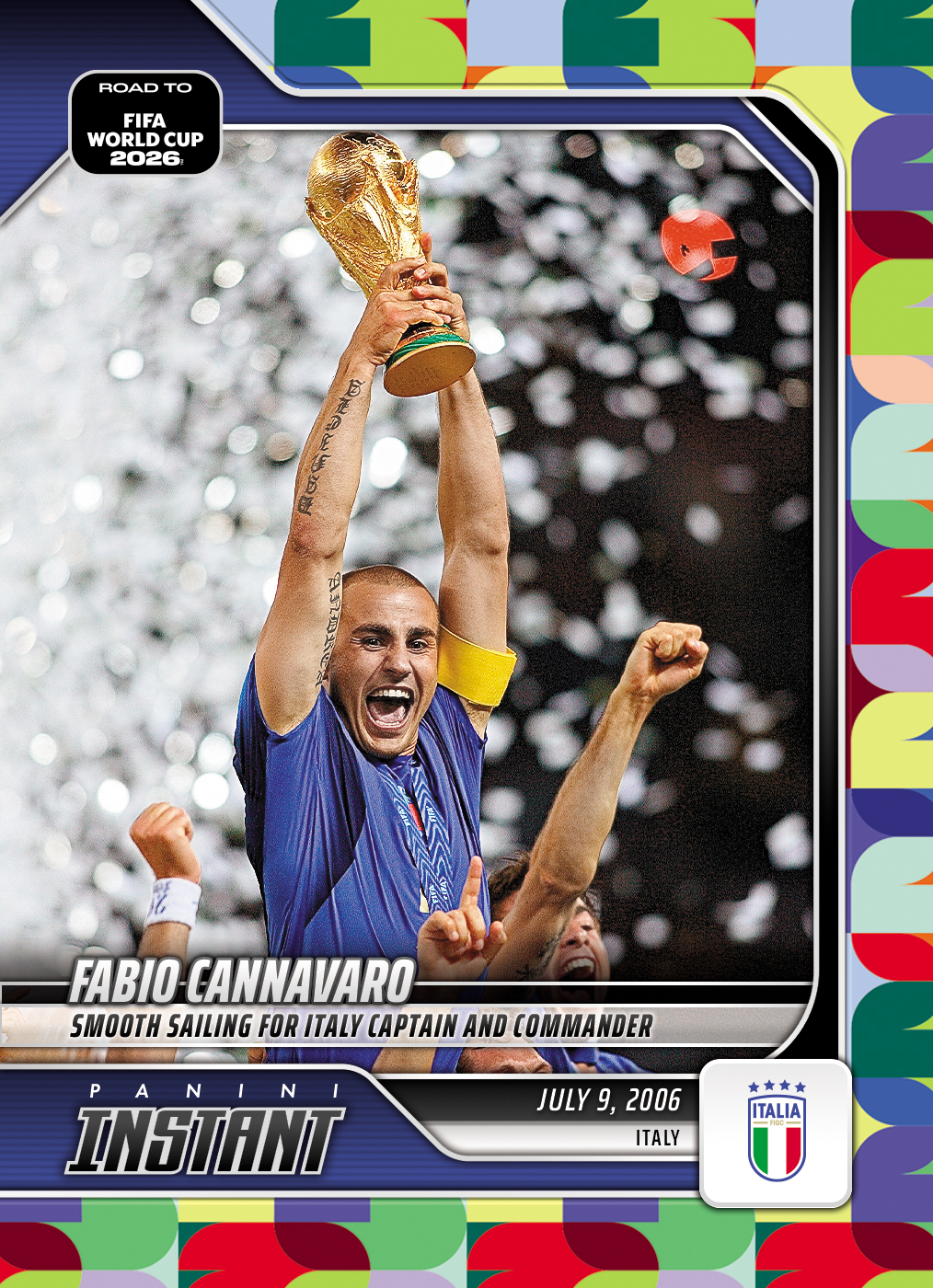 Product image 1 for - Fabio Cannavaro - 2026 Panini Instant Road to FIFA World Cup 2026™ #42 - Multi 1/1