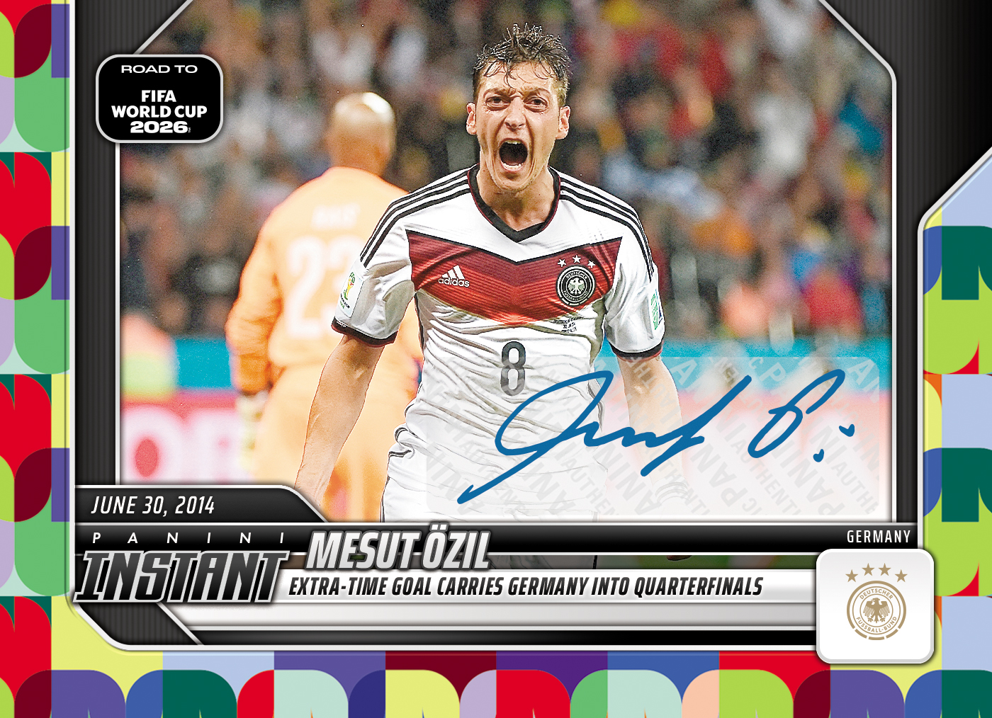 Product image 1 for - Mesut Ozil - 2026 Panini Instant Road to FIFA World Cup 2026™ #43 - Multi 1/1 Auto