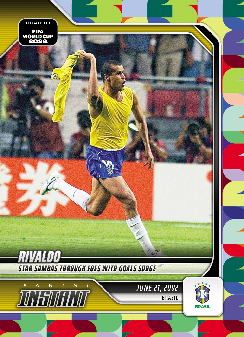 Product image 1 for - Rivaldo - 2026 Panini Instant Road to FIFA World Cup 2026™ #48 - Multi 1/1