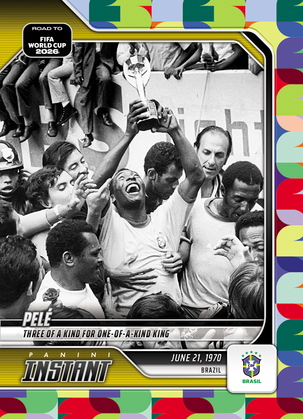 Product image 1 for - Pele - 2026 Panini Instant Road to FIFA World Cup 2026™ #50 - Multi 1/1