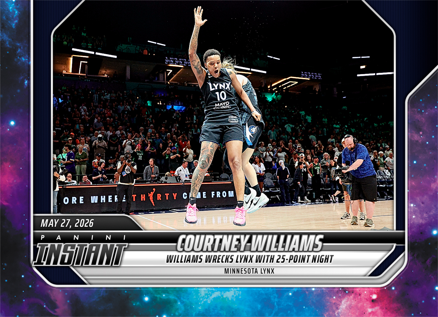 Product image 1 for - Courtney Williams - 2026 Panini Instant WNBA #96 - Galaxy 1/1