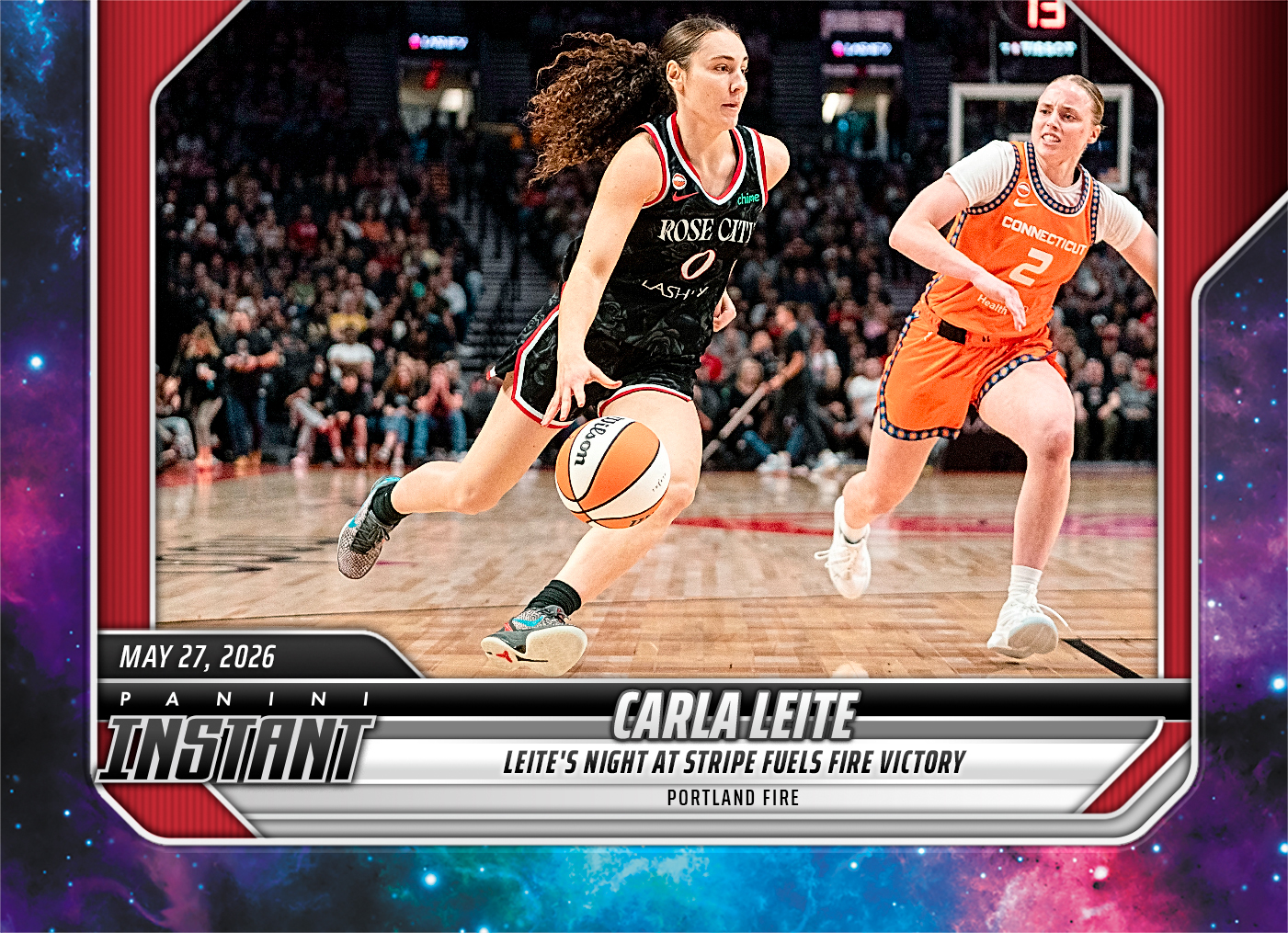 Product image 1 for - Carla Leite - 2026 Panini Instant WNBA #98 - Galaxy 1/1