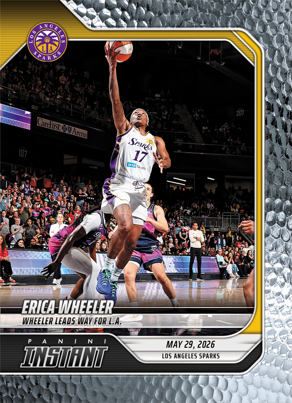 Product image 1 for - Erica Wheeler - 2026 Panini Instant WNBA #105 - Metallic /5