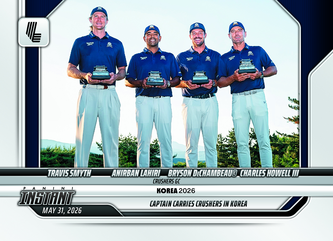 Product image 1 for - Crushers GC - 2026 Panini Instant LIV Golf #17 - Base