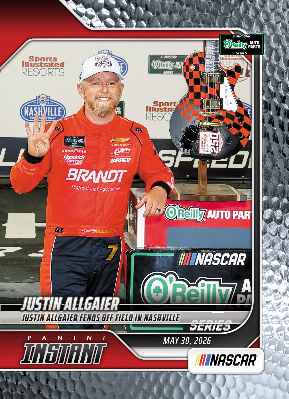 Product image 1 for - Justin Allgaier - 2026 Panini Instant NASCAR #48 - Metallic /5