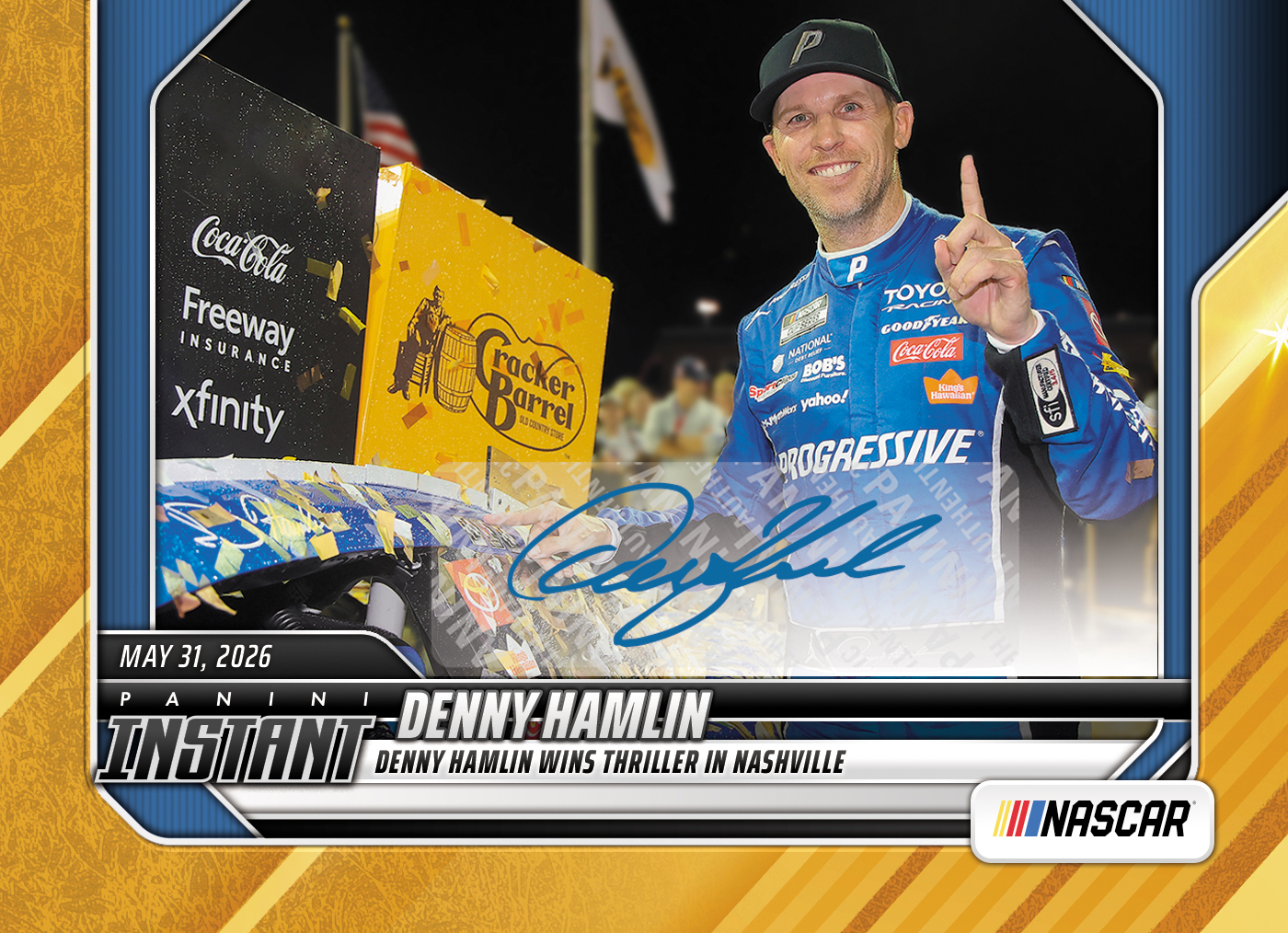 Detailed Image of Denny Hamlin - 2026