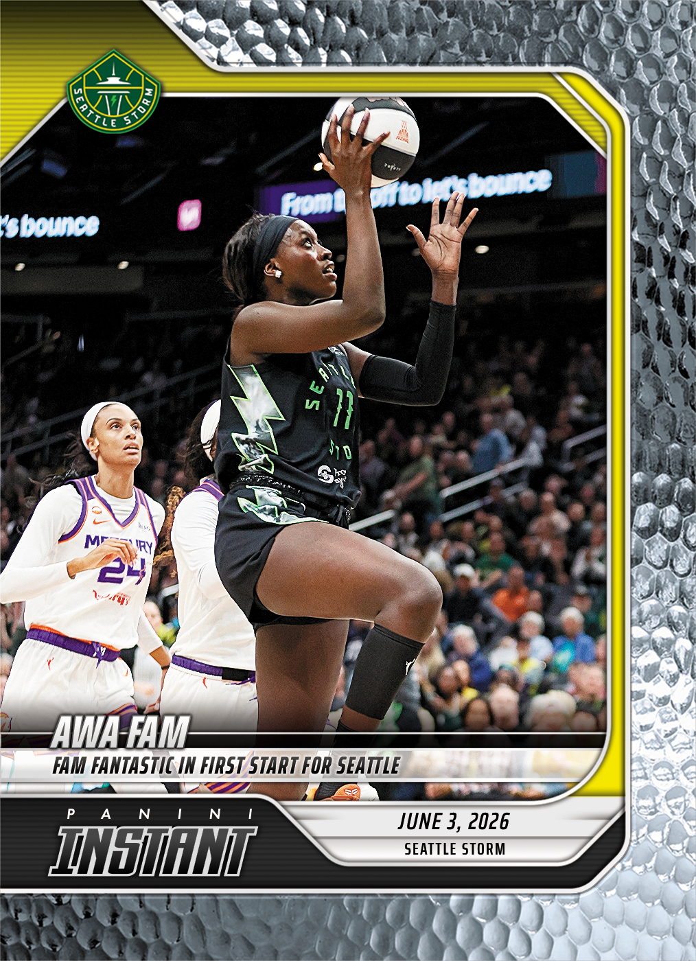 Product image 1 for - Awa Fam - 2026 Panini Instant WNBA #122 - Metallic /5