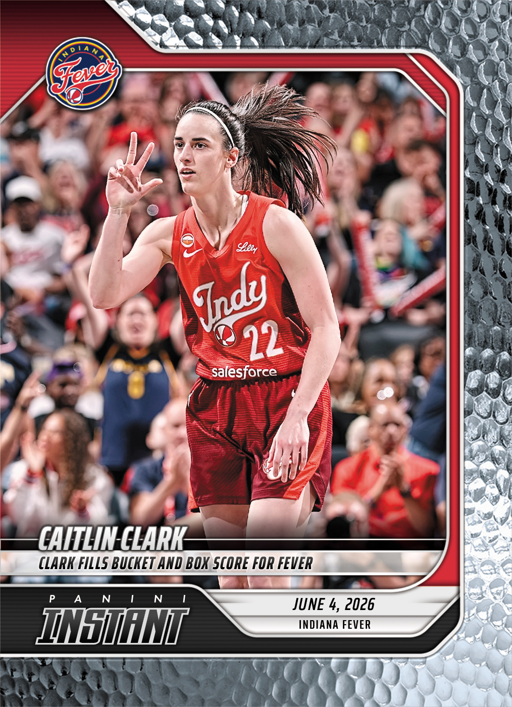 Product image 1 for - Caitlin Clark - 2026 Panini Instant WNBA #124 - Metallic /5