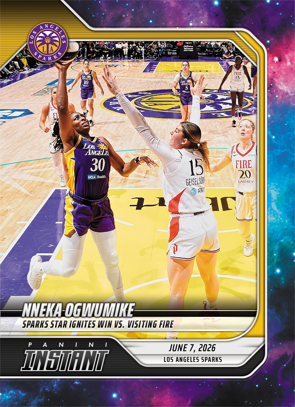 Product image 1 for - Nneka Ogwumike - 2026 Panini Instant WNBA #135 - Galaxy 1/1