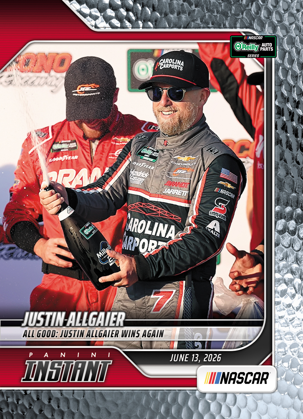 Product image 1 for - Justin Allgaier - 2026 Panini Instant NASCAR #52 - Metallic /5