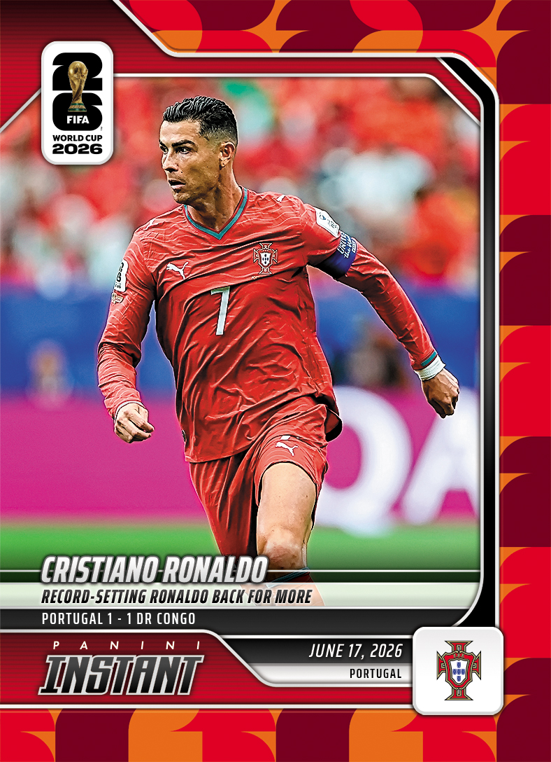 Product image 1 for - Cristiano Ronaldo - 2026 Panini Instant FIFA World Cup 2026™ #49 - Red /5