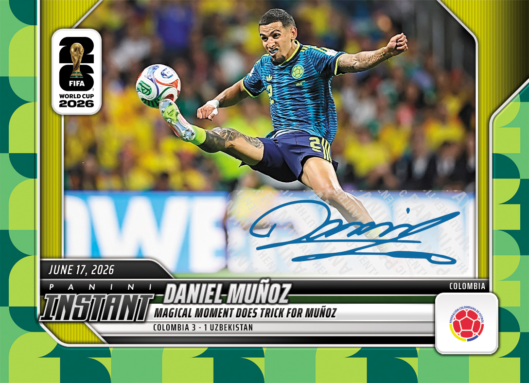 Product image 1 for - Daniel Munoz - 2026 Panini Instant FIFA World Cup 2026™ #57 - Green /10 Auto