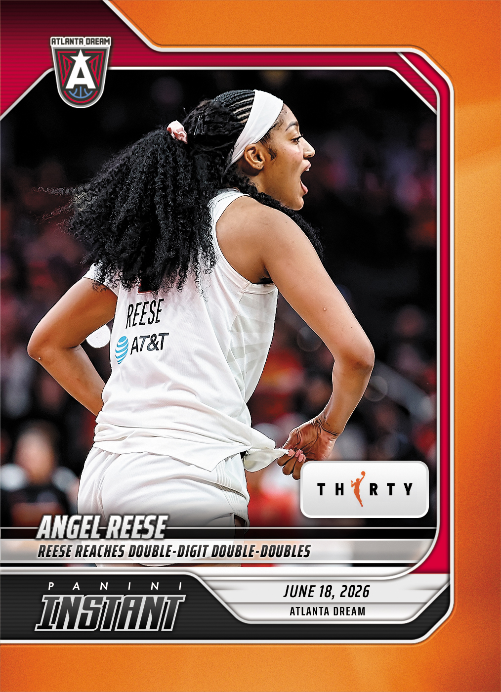 Detailed Image of Angel Reese - 2026 Panini Instant WNBA #171 - 30th Anniversary /30