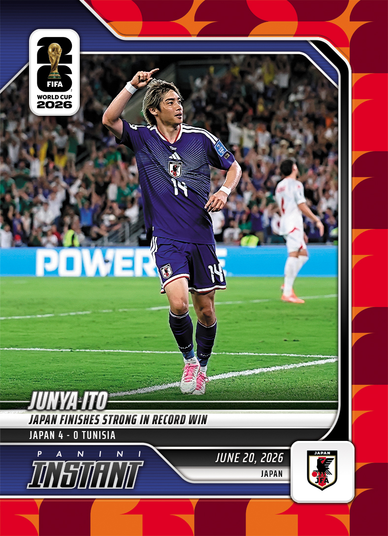 Product image 1 for - Junya Ito - 2026 Panini Instant FIFA World Cup 2026™ #78 - Red /5