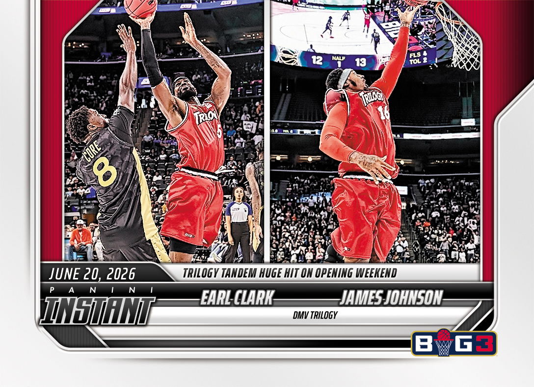 Product image 1 for - Earl Clark/James Johnson - 2026 Panini Instant Big3 #2 - Base