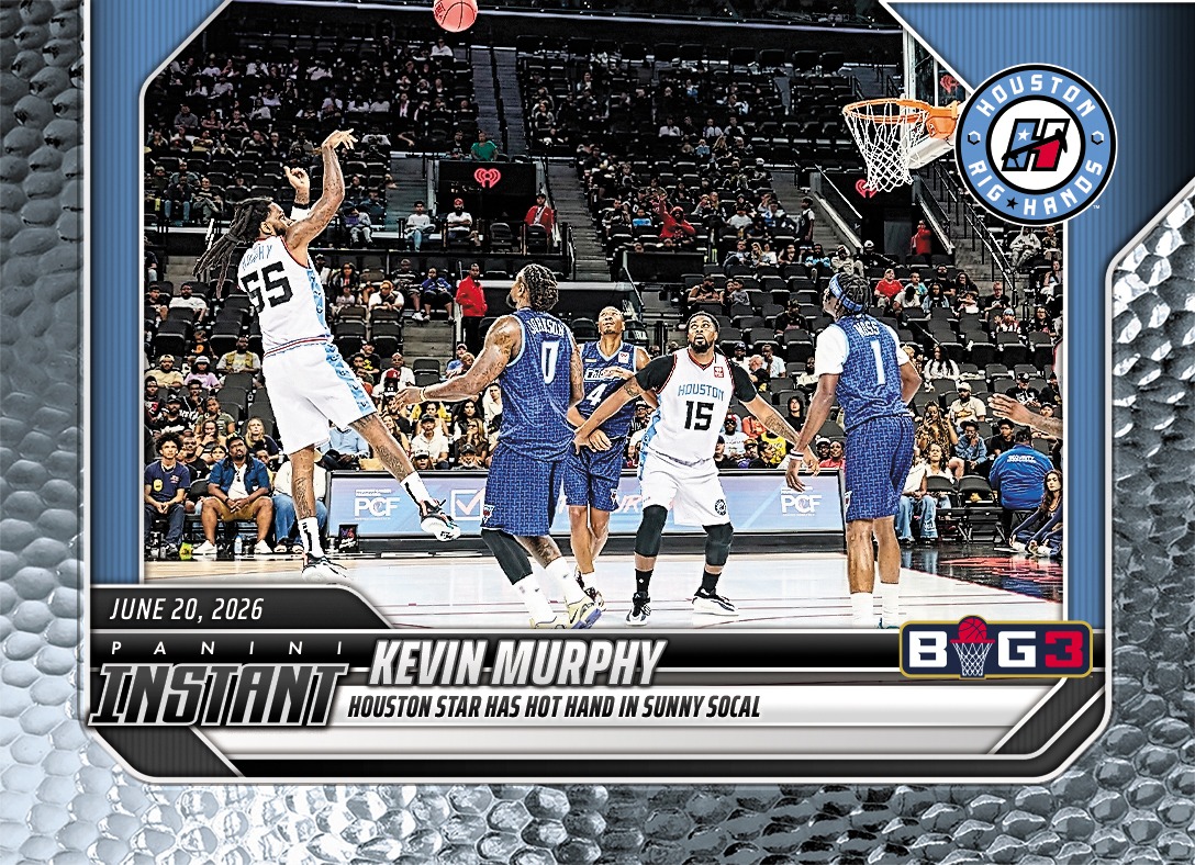 Detailed Image of Kevin Murphy - 2026 Panini Instant Big3 #5 - Metallic /5
