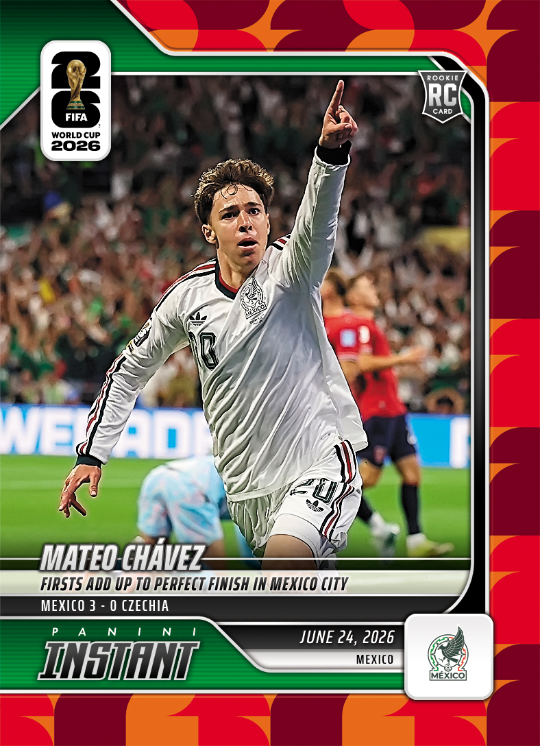 Product image 1 for - Mateo Chavez - 2026 Panini Instant FIFA World Cup 2026™ #119 - Red /5