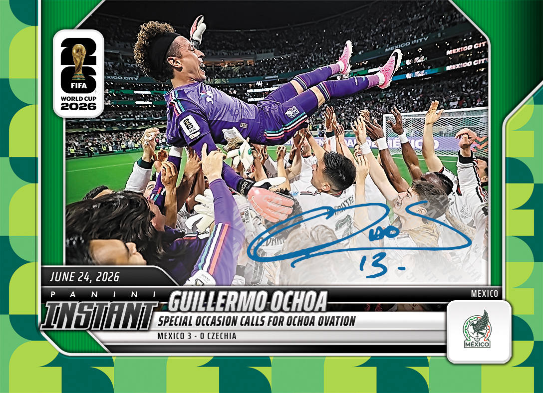 Product image 1 for - Guillermo Ochoa - 2026 Panini Instant FIFA World Cup 2026™ #120 - Green /10 Auto