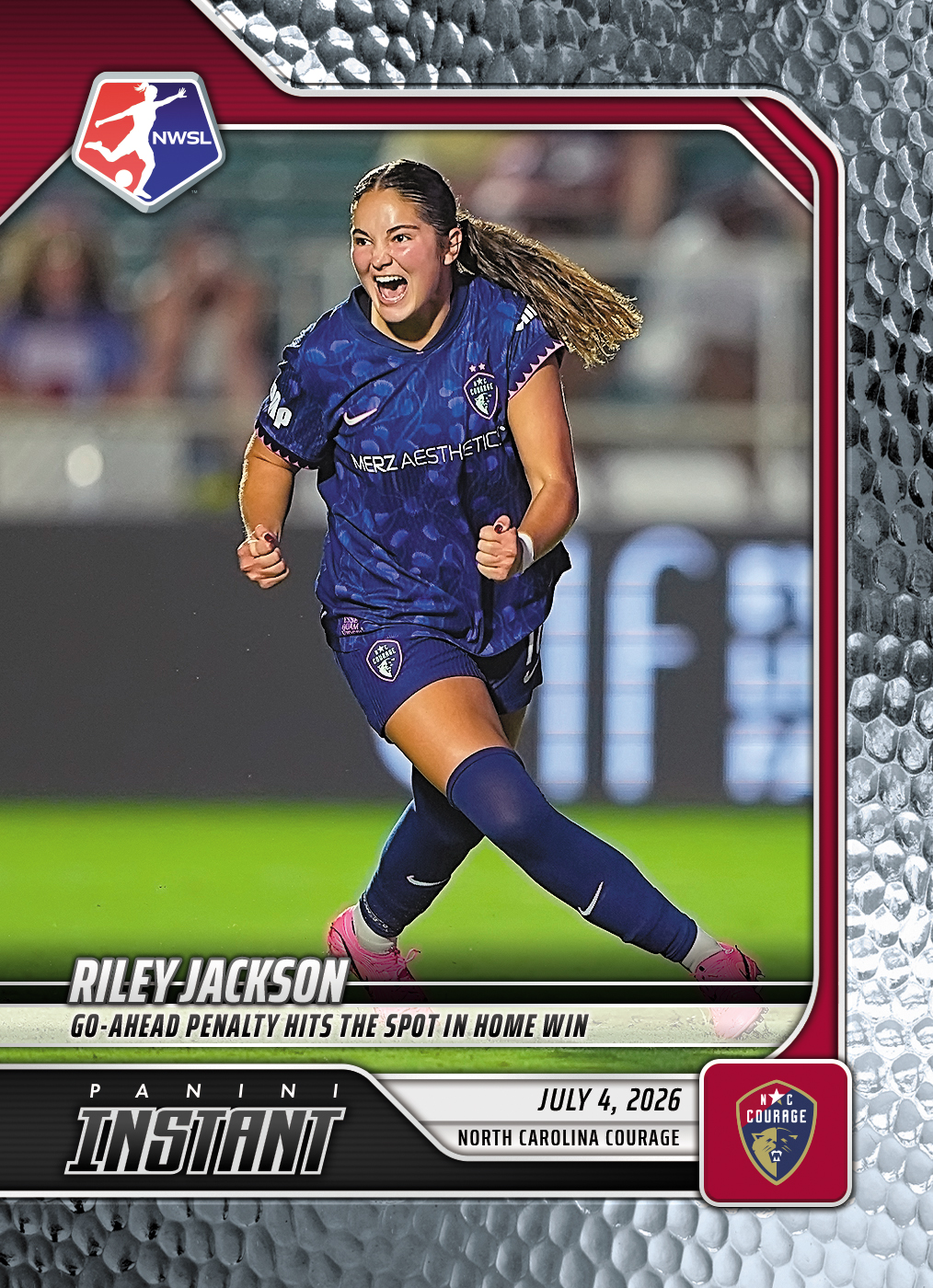 Product image 1 for - Riley Jackson - 2026 Panini Instant NWSL #90 - Metallic /5