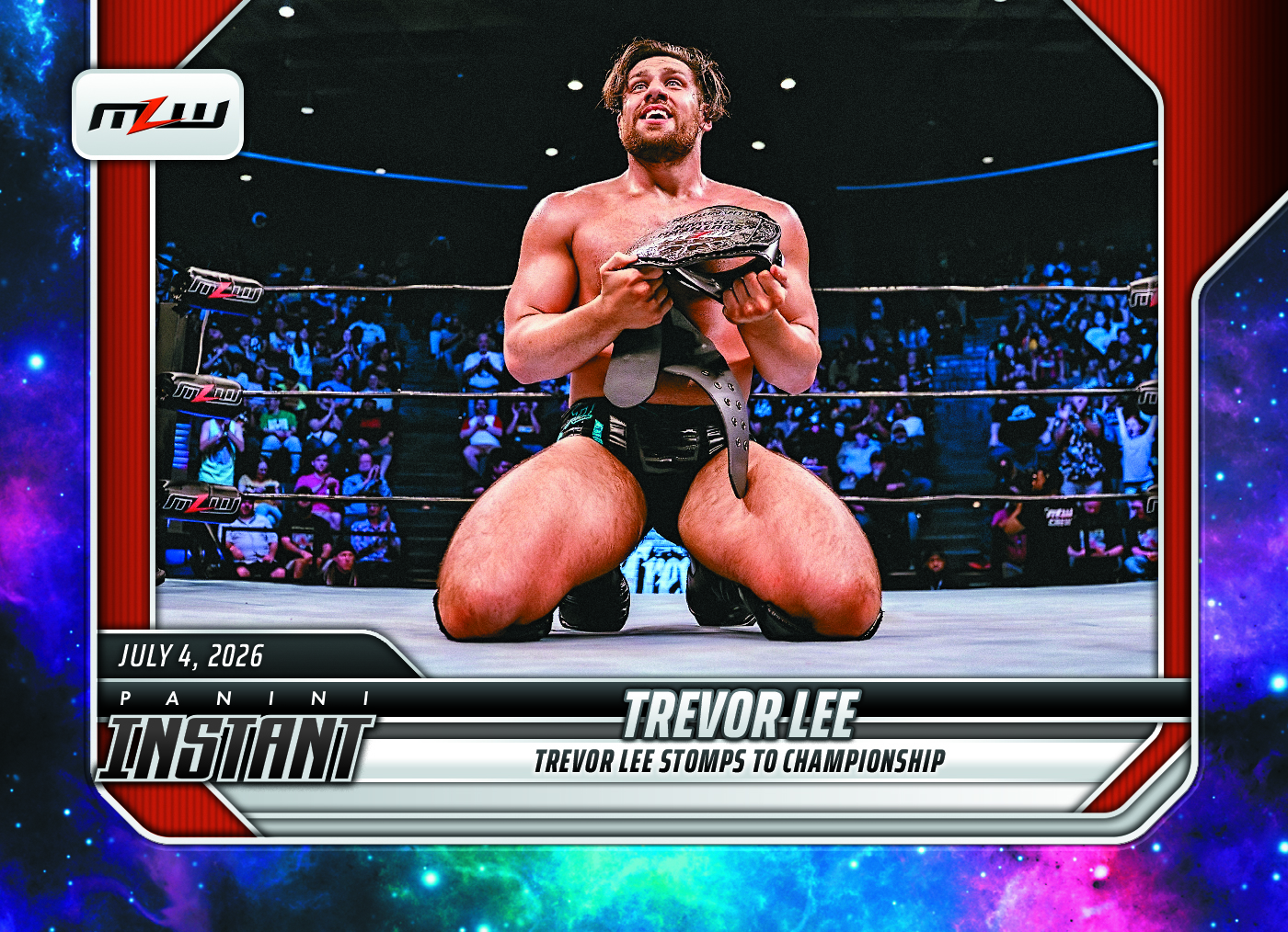 Detailed Image of Trevor Lee - 2026 Panini Instant MLW #9 - Galaxy 1/1