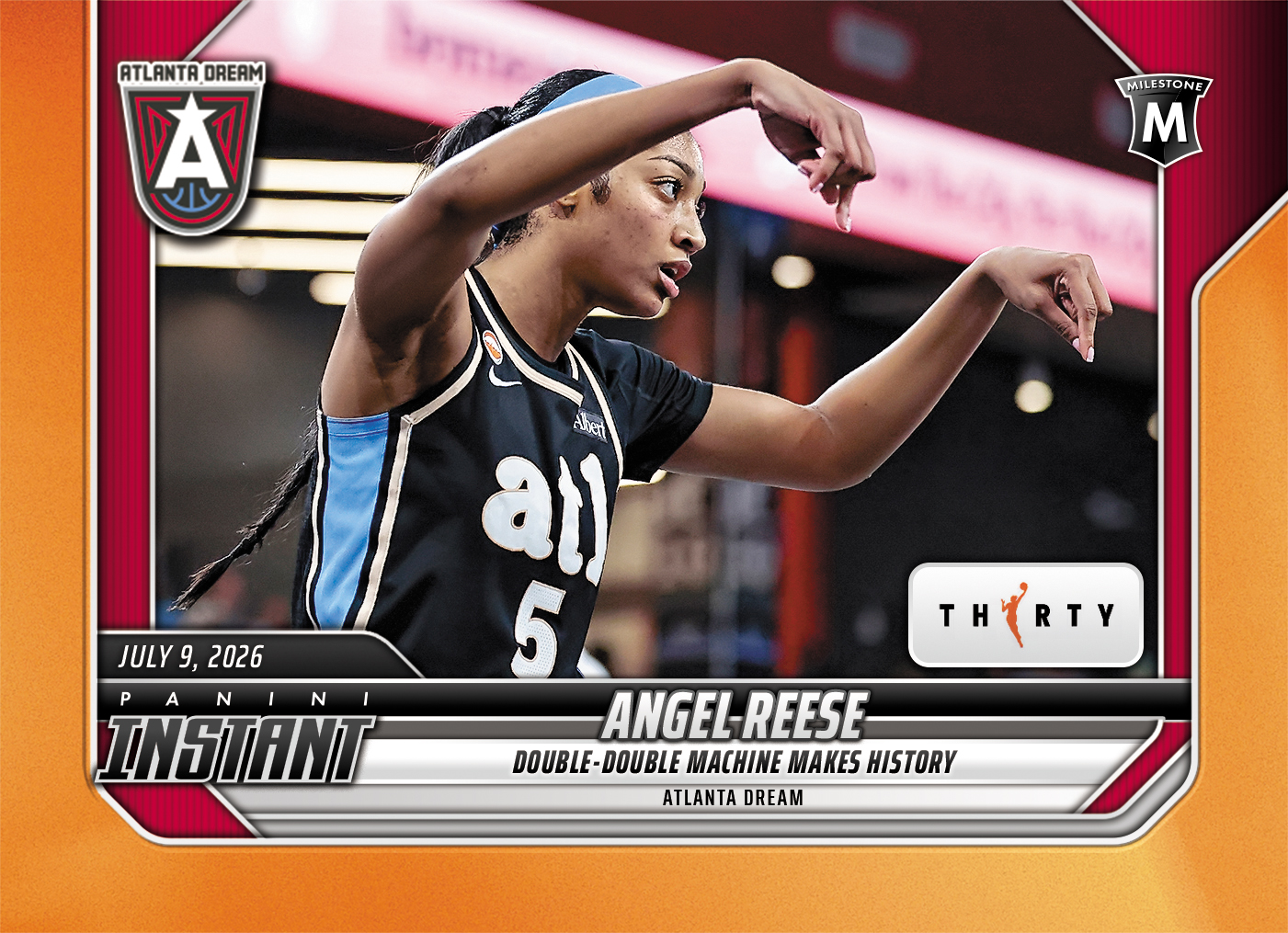 Detailed Image of Angel Reese - 2026 Panini Instant WNBA #232 - 30th Anniversary /30