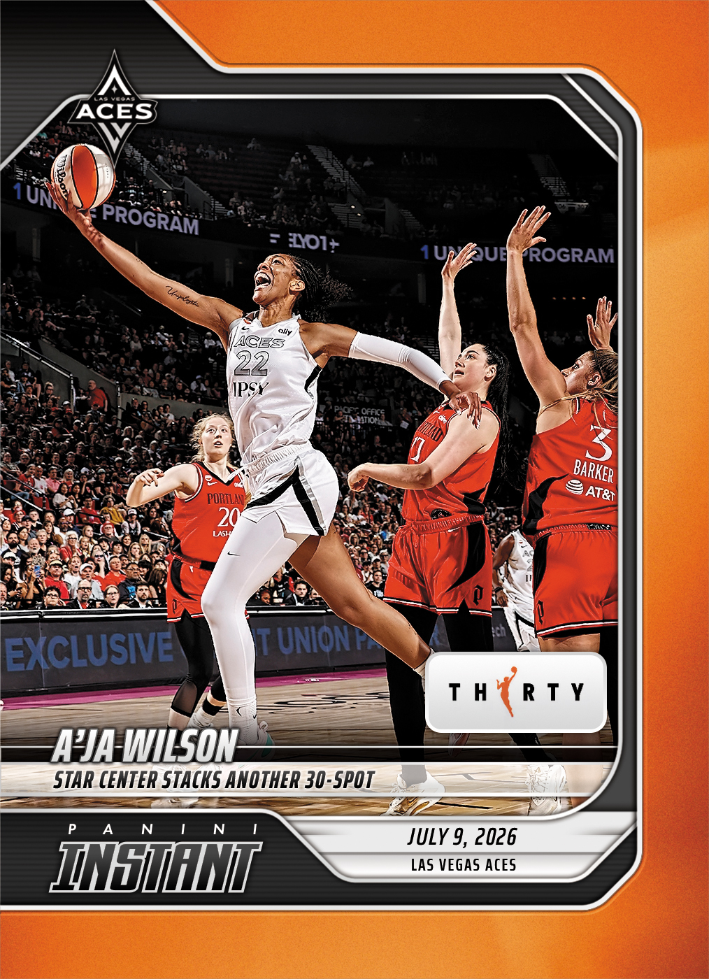 Detailed Image of A'ja Wilson - 2026 P