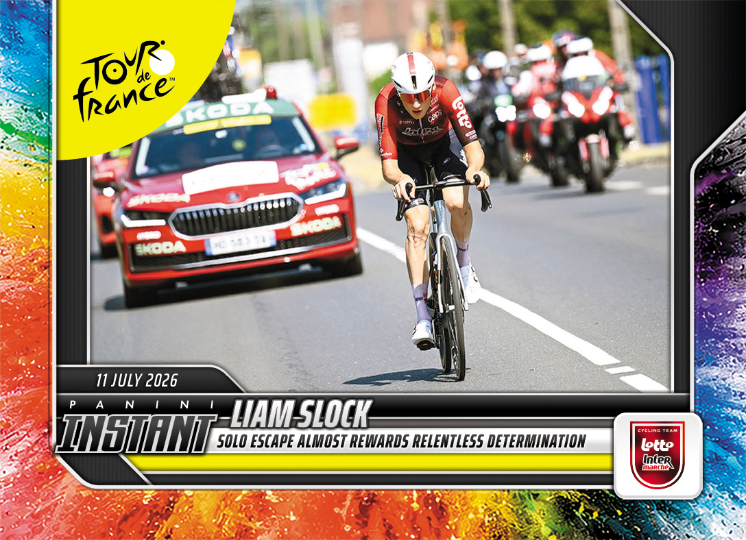 Detailed Image of Liam Slock - 2026 Panini Instant Tour de France #25 - Color Blast /5