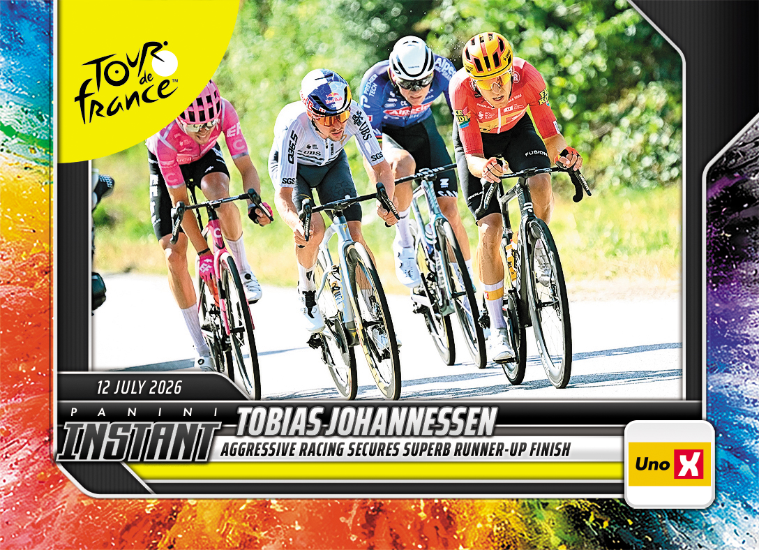 Product image 1 for - Tobias Johannessen - 2026 Panini Instant Tour de France #28 - Color Blast /5