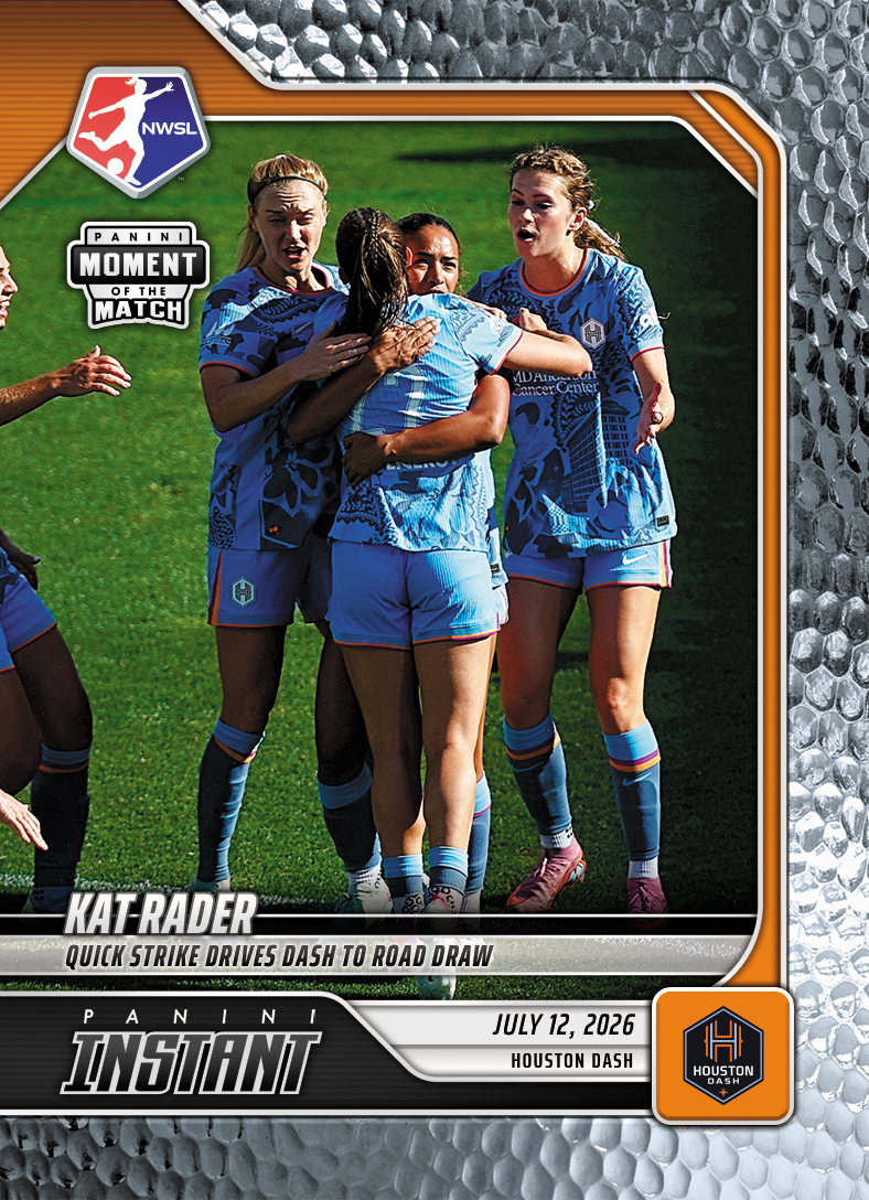 Product image for - Kat Rader - 2026 Panini Instant NWSL #102 - Metallic /5