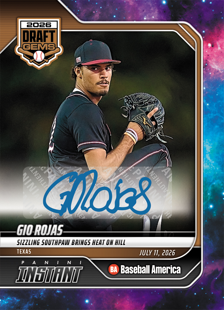 Product image 1 for - Gio Rojas - 2026 Panini Instant Baseball #3 - Galaxy 1/1 Auto