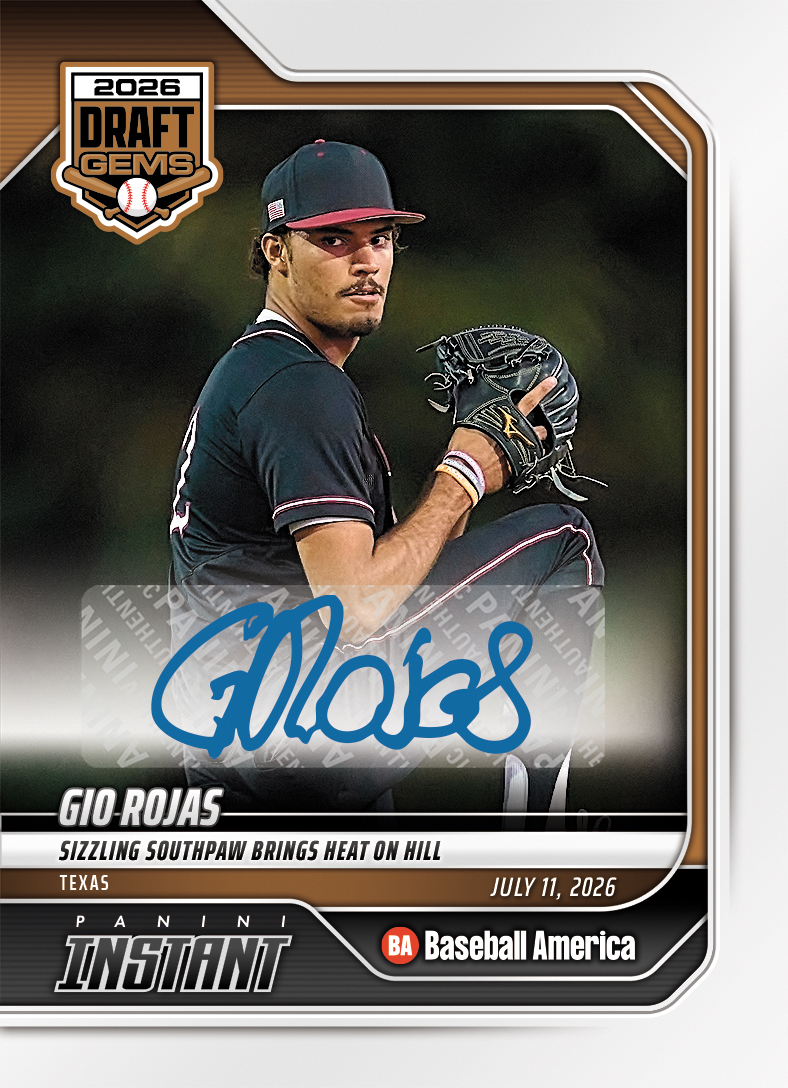 Product image 1 for - Gio Rojas - 2026 Panini Instant Baseball #3 - Base /99 Auto