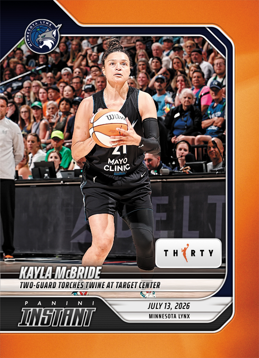 Detailed Image of Kayla McBride - 2026 Panini Instant WNBA #240 - 30th Anniversary /30