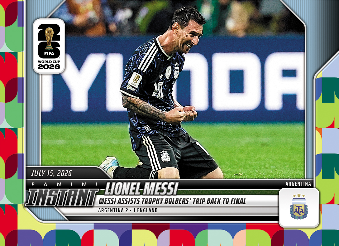 Detailed Image of Lionel Messi - 2026 Panini Instant FIFA World Cup 2026™ #235 - Multi 1/1