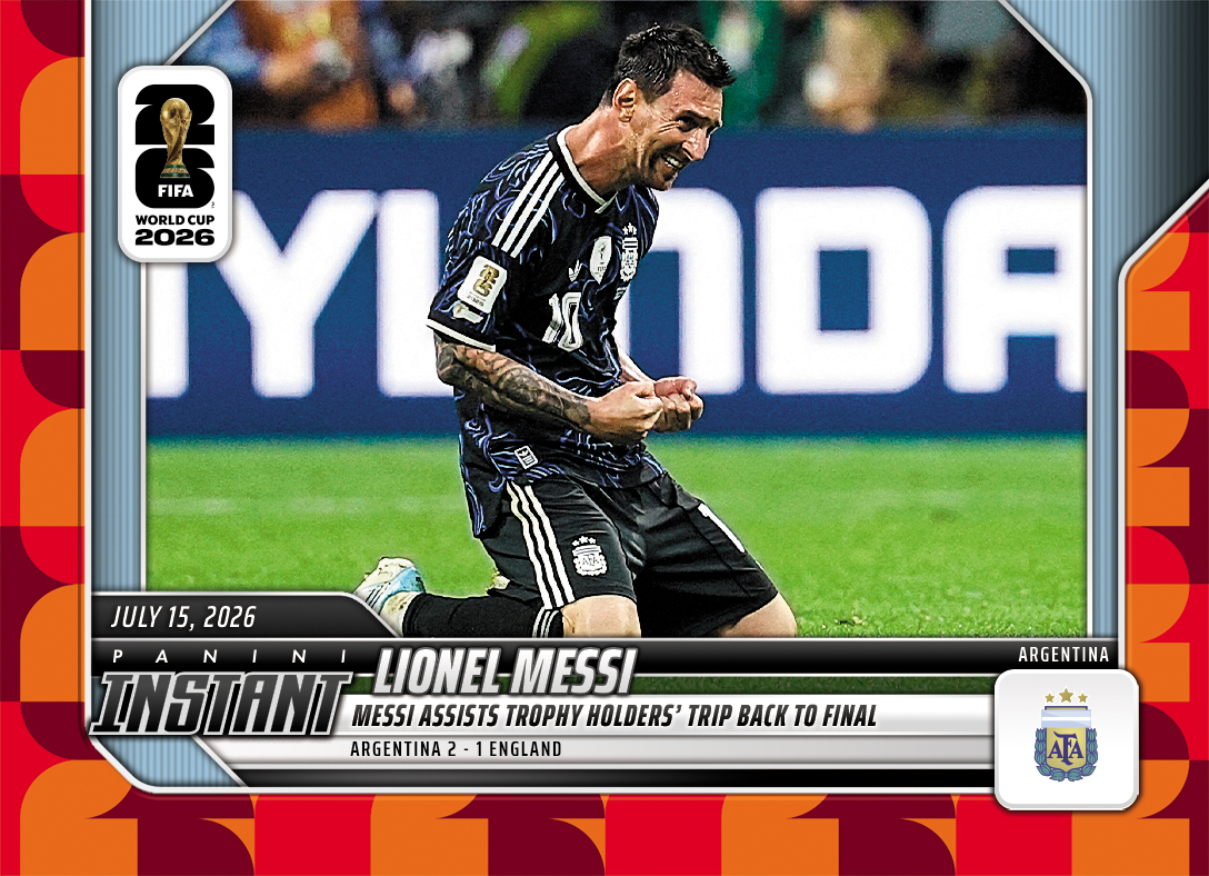 Detailed Image of Lionel Messi - 2026 Panini Instant FIFA World Cup 2026™ #235 - Red /5