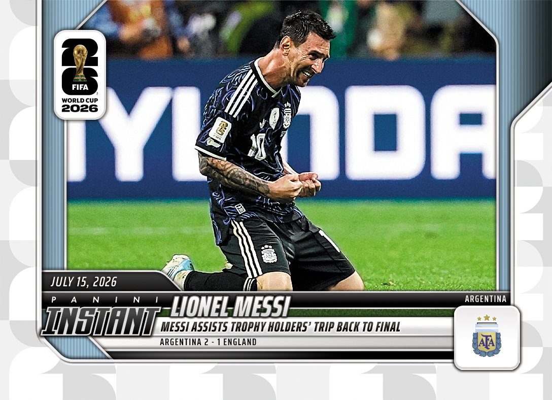 Detailed Image of Lionel Messi - 2026 Panini Instant FIFA World Cup 2026™ #235 - Base Card 10-pack