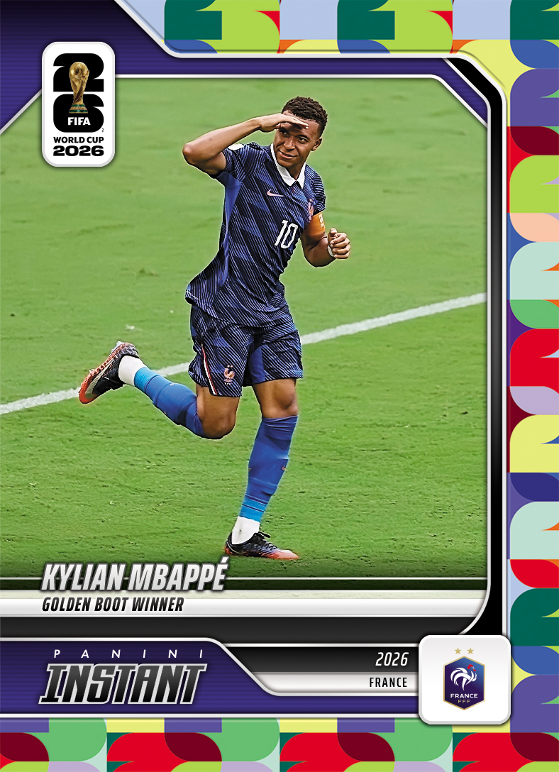 Detailed Image of Kylian Mbappe - 2026 Panini Instant FIFA World Cup 2026™ #253 - Multi 1/1